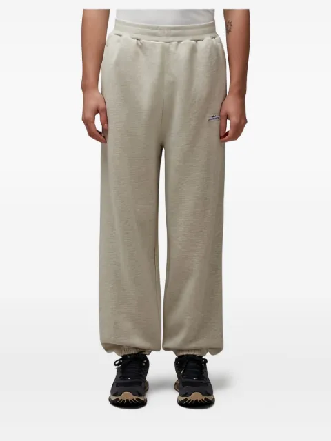 Awake NY Crown Logo-appliqué track pants Grey AWKFW24PA301