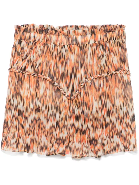 ISABEL MARANT Roumi mini skirt Orange JU0357FAC2J05I