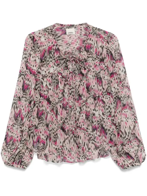 ISABEL MARANT Ametissa blouse Pink HT0078FBC2J05I