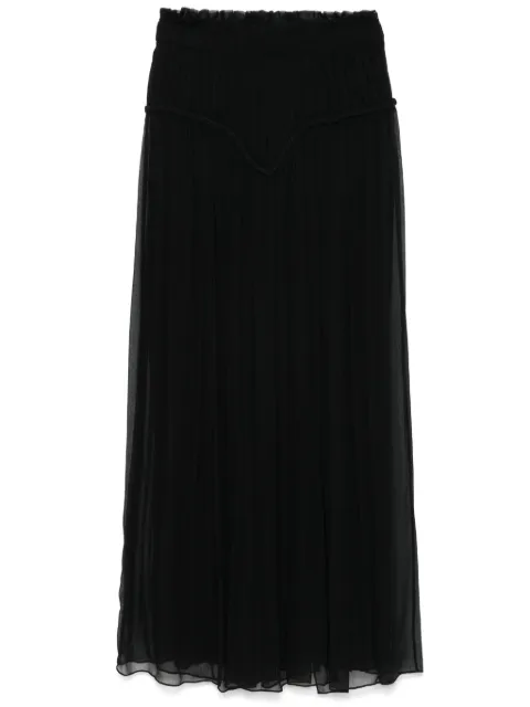 ISABEL MARANT Rolande maxi skirt Black JU0356FAC2J04I