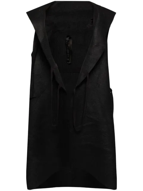 Boris Bidjan Saberi single-breasted coat Black MANTA4FMS10001
