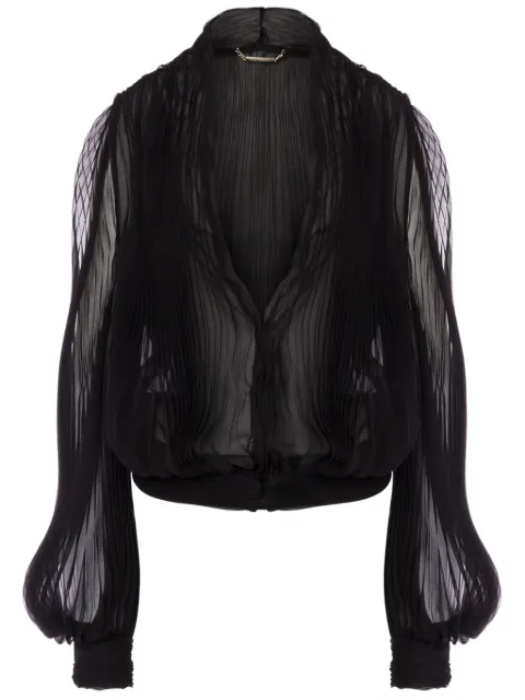 Alberta Ferretti silk blouse Black AEF251M06020115