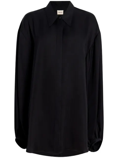 KHAITE The Bam shirt Black 23334009200