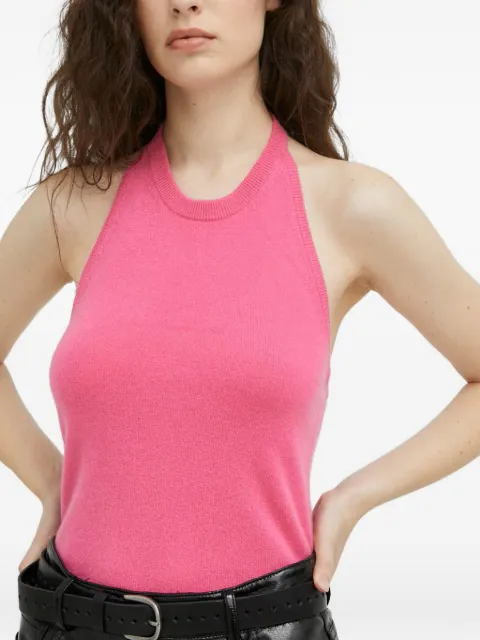 SAMSOE SAMSOE halterneck top Pink F22400043