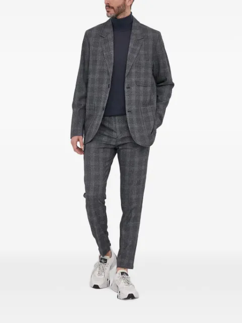 SAMSOE SAMSOE check pocket suit Grey M21400034