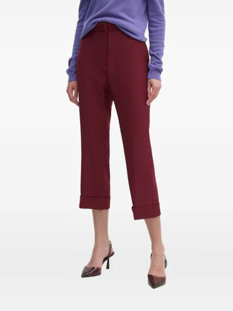 DKNY cuffed trousers Red D2G4A112