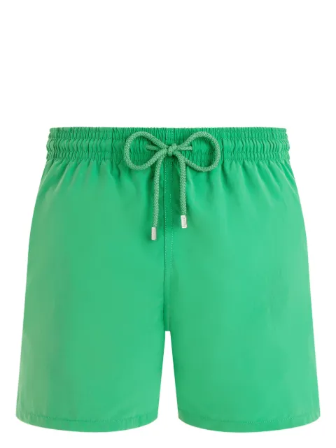Vilebrequin logo-patch swim shorts Green MOOC4A00