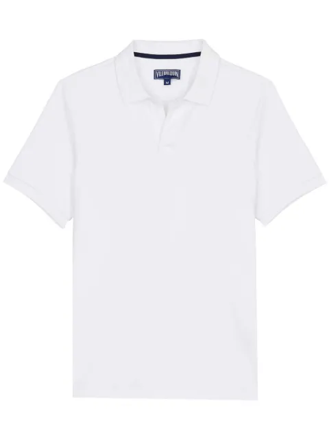 Vilebrequin logo-print polo shirt White PLNH2N00