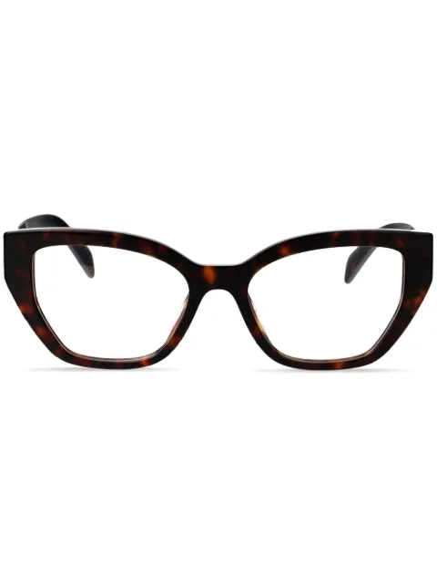 Prada Eyewear cat-eye glasses Brown 0PRA16V17N1O1