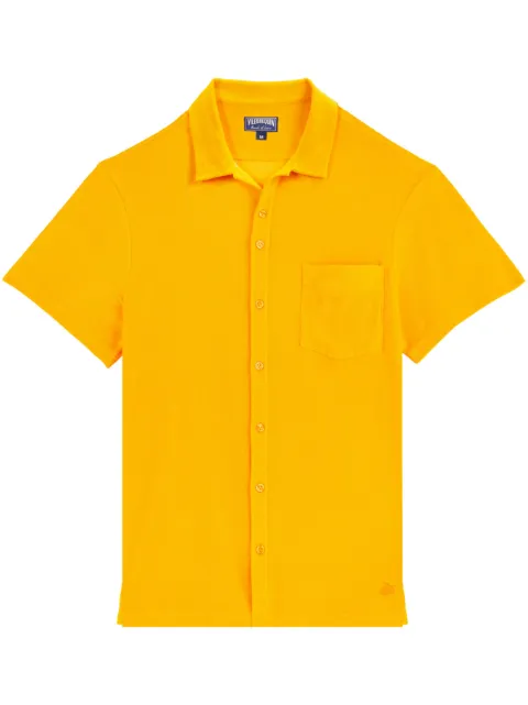 Vilebrequin terry bowling shirt Orange HARC3Q02