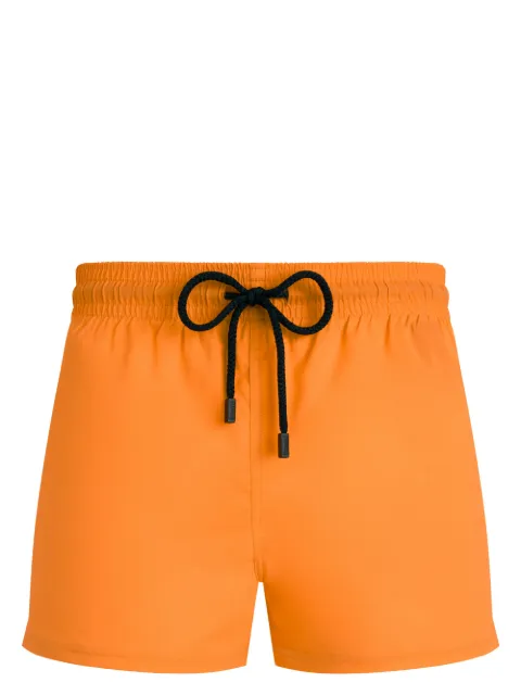 Vilebrequin logo-patch swim shorts Orange MANH9E00