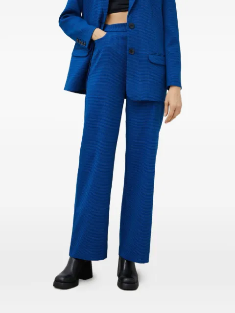 Gestuz pocket houndstooth trousers Blue 10906521