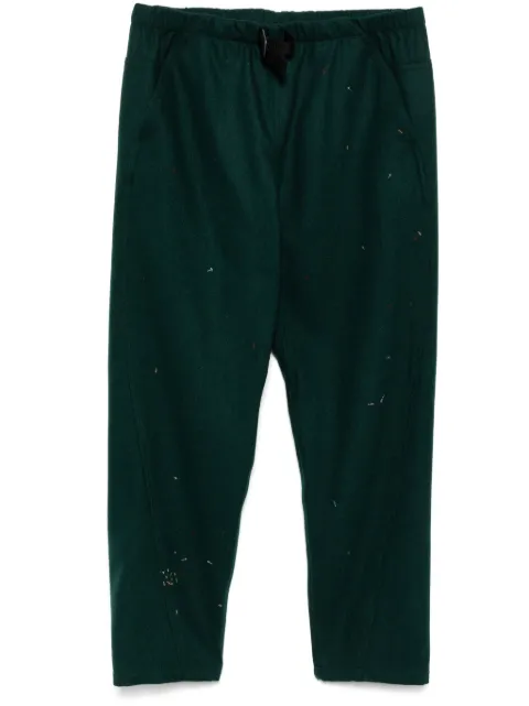 Undercover embroidered pants Green UC2D45151