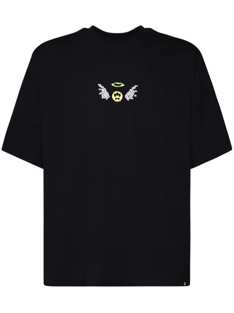 BARROW graphic print t-shirt Black F4BWUATH079