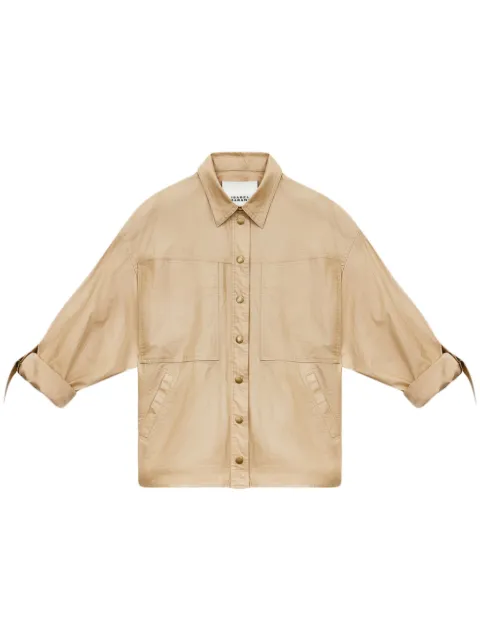 ISABEL MARANT Florania shirt jacket Neutrals VE0507FAC1C01I
