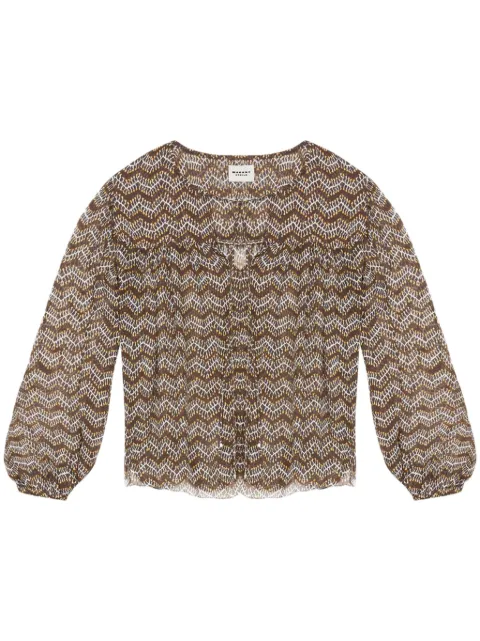MARANT ÉTOILE Advika top Black HT0553FAC1J07E