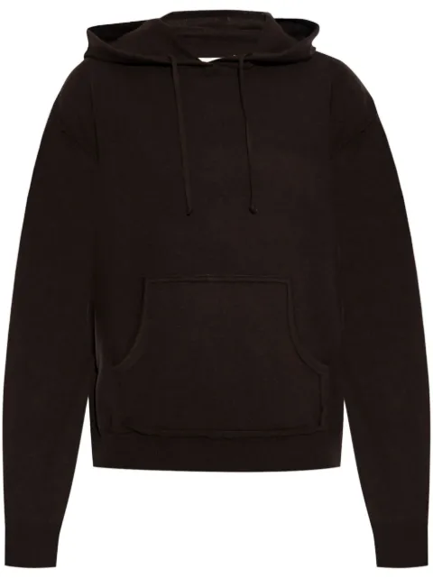 Maison Margiela wool-cashmere hoodie Brown S50GU0233M13095