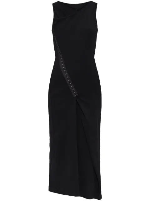 MM6 Maison Margiela overlapping-panel midi dress Black S52CT0786M20054