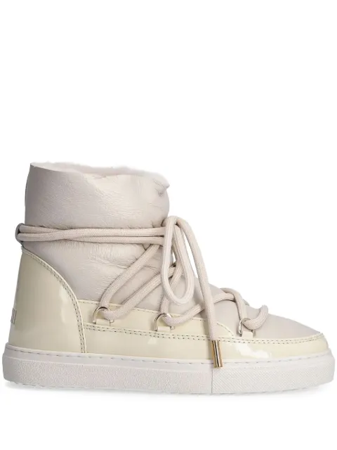 Inuikii leather lace-up boots White 75202007