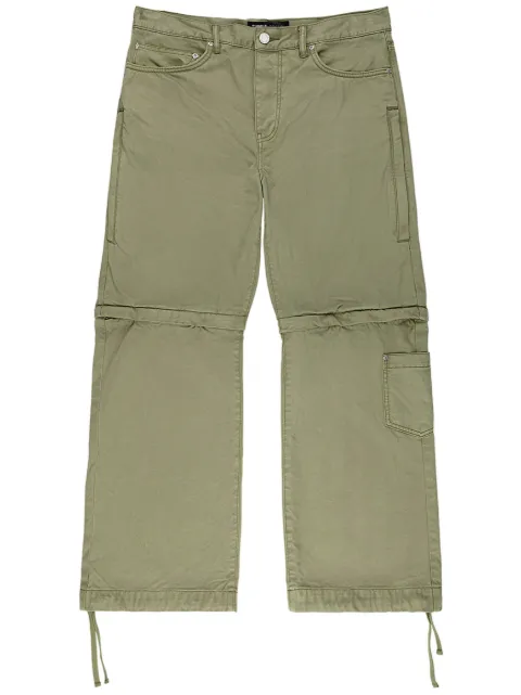 Purple Brand drawstring trousers Green M5058VCMG125