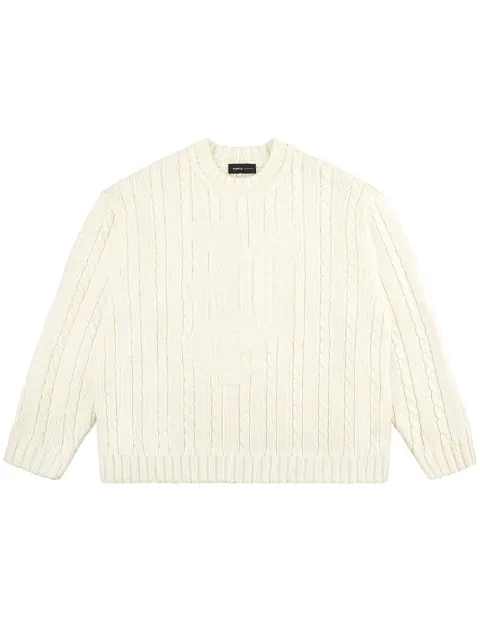 Purple Brand Gothic P sweater White M7029CKWW125