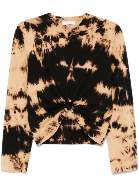 Rabanne abstract-print T-shirt Black 24AJTE171CO0494