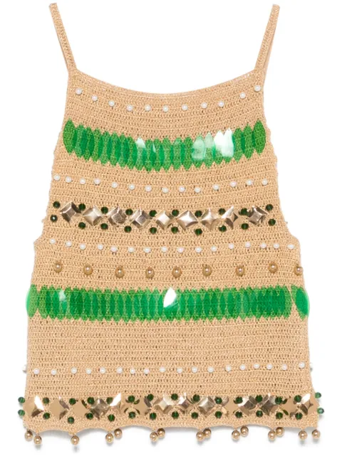BODE Calypso tank top Gold WRF24KT009