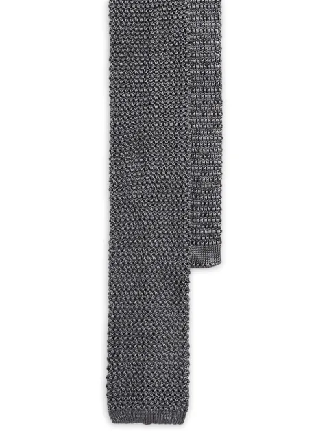 Ralph Lauren Purple Label knitted tie Grey 791536072007