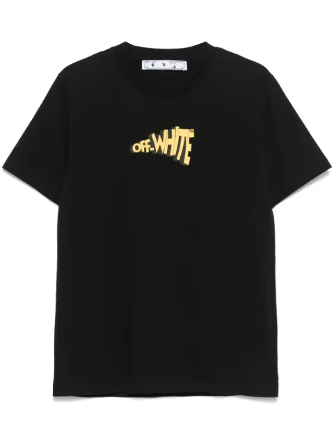 Off-White Arrows-print T-shirt Black OMAA027G20JER0641018