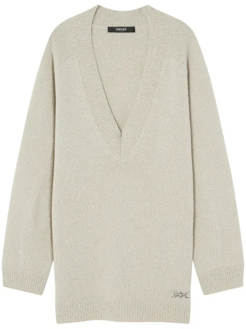 Versace V-neck jumper Neutrals 10178201A11287