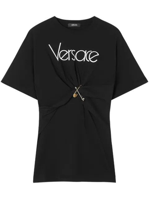 Versace safety-pin T-shirt Black 10189711A13610