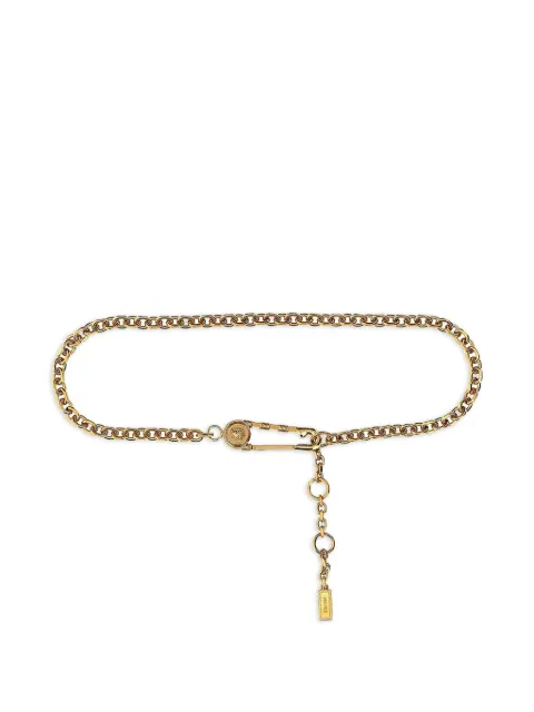 Versace safety pin chain belt 15 cm Gold 10183661A00620
