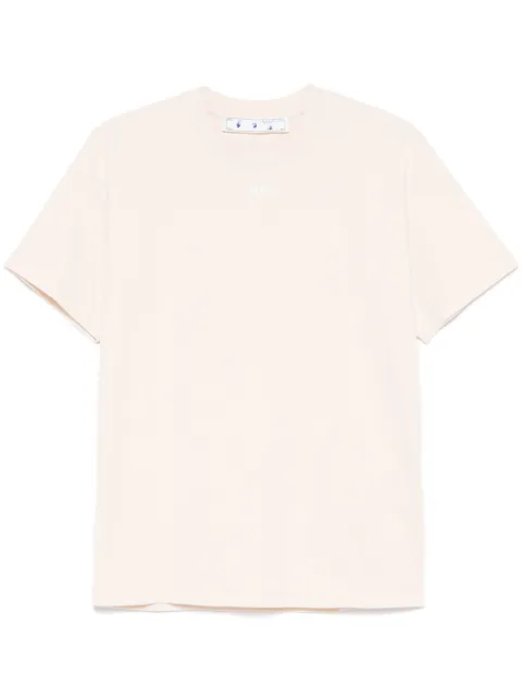 Off-White Arrows-print T-shirt Neutrals OMAA027G20JER0656101
