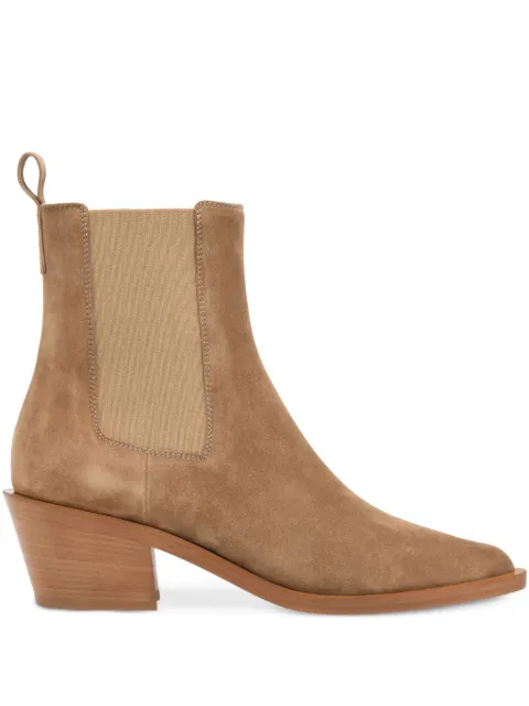 Gianvito Rossi 45mm Wylie boots Brown G7290145CUOCAS
