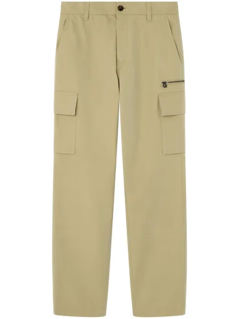 Versace gabardine cargo trousers Neutrals 10183171A12651