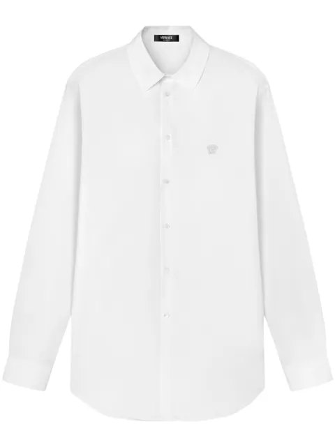 Versace Medusa embroidered shirt White 10188741A13554