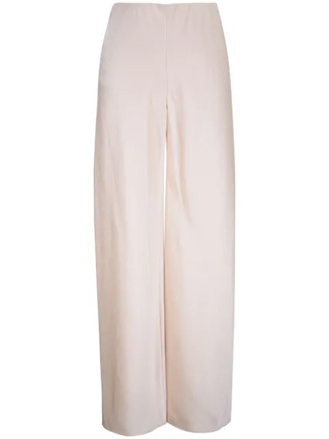 Vince high-waisted satin trousers White V995521907115BON