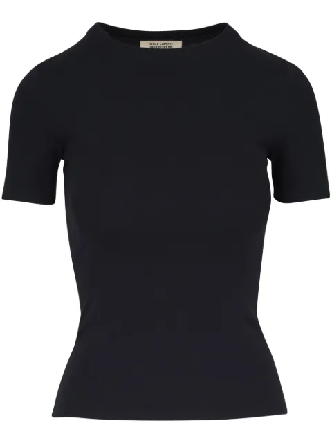 Nili Lotan cotton T-shirt Black 12863K156