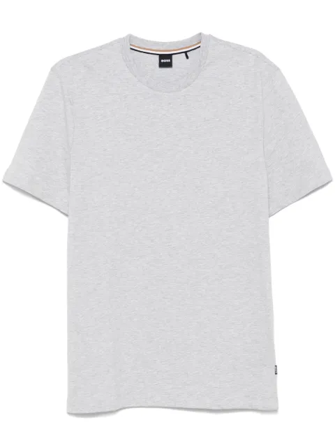 BOSS logo-print cotton T-shirt Grey 50468347