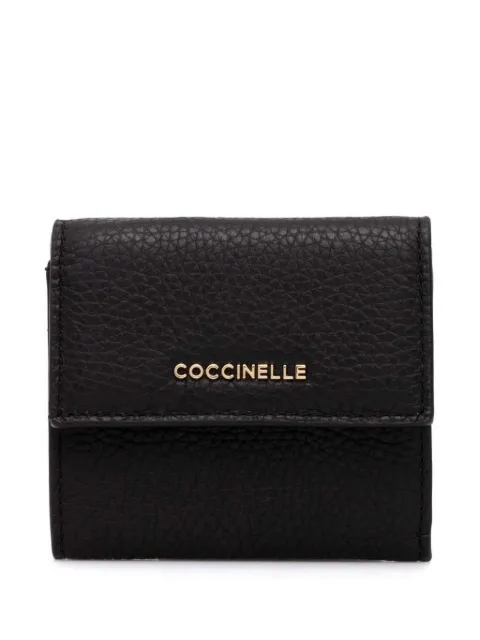 Coccinelle Metallic Soft wallet Black E2MW511B801