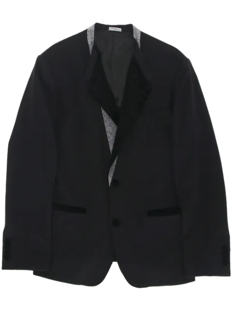 Dolce & Gabbana Pre-Owned 1990s panelled lapels blazer Black DOG450EP