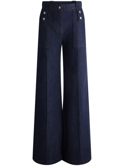 Fusalp Noela wide-leg jeans Blue 24HG1516
