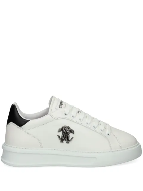 Roberto Cavalli logo-plaque trainers White 25730C