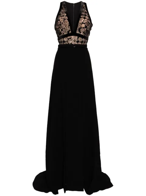 Saiid Kobeisy lace dress Black RTWFW2424