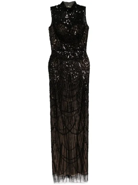 Saiid Kobeisy beaded dress Black RTWFW24DR12