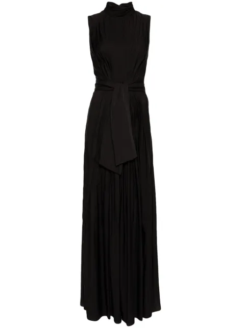 Saiid Kobeisy satin jumpsuit Black RTWFW24JP11