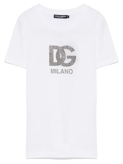 Dolce & Gabbana logo-print T-shirt White F8M68ZGDCNM