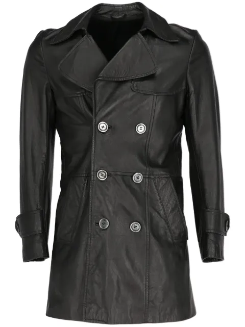 A.N.G.E.L.O. Vintage Cult 1970 double-breasted jacket Black ANG450EF