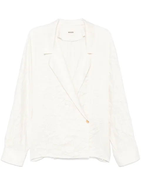 KHAITE Garth shirt Neutrals 23574116103