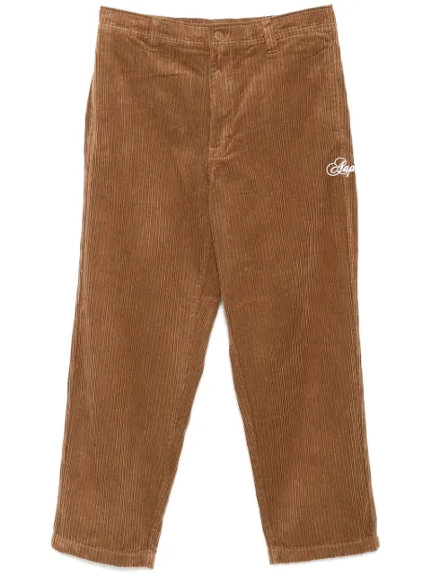 AAPE BY *A BATHING APE® corduroy trousers Brown APTB631XXN
